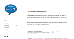 Desktop Screenshot of discounts-for-nonprofits.com