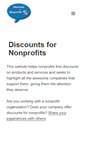 Mobile Screenshot of discounts-for-nonprofits.com